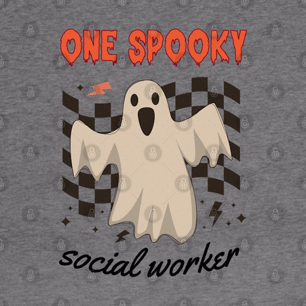 Licensed Clinical Social Worker - Spooky Halloween Design by best-vibes-only